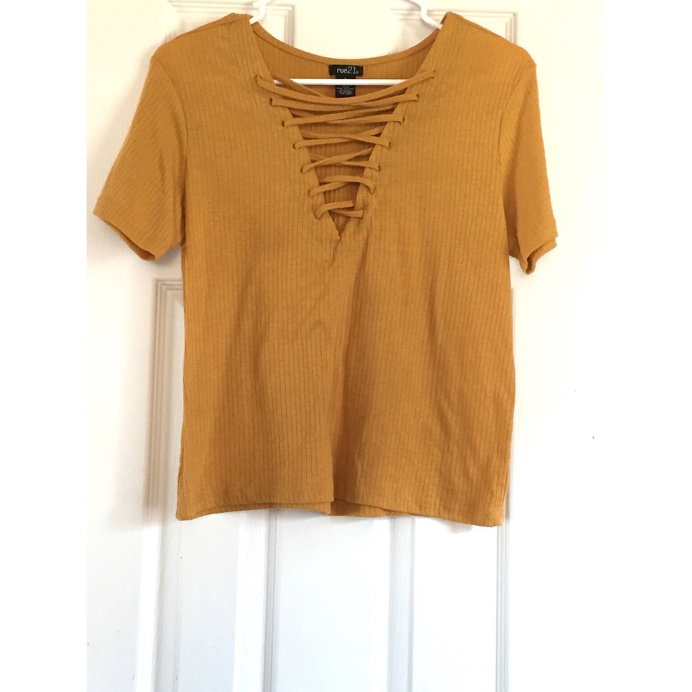 TRADED: Mustard yellow t-shirt
